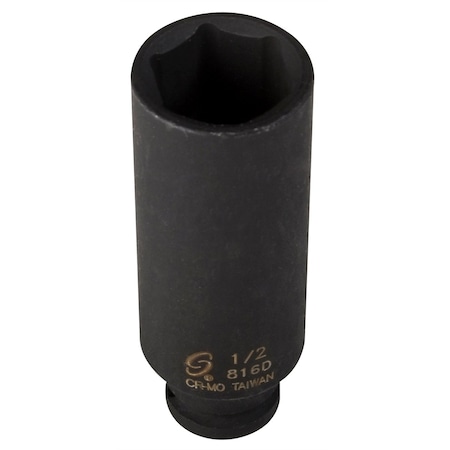 Sunex Deep Impact Socket 1/2", 1/4" Drive 6 Point SUN816D