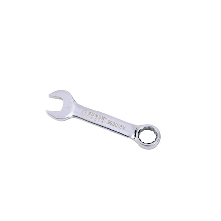 Sunex Fully Polished Stubby Combo Wrench 15mm 993015M