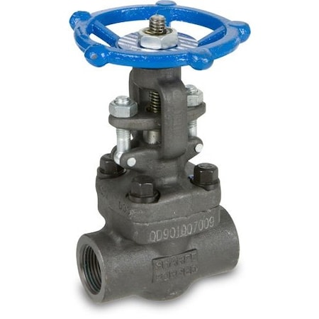 Sharpe Valves Gate Valve, 1 1/4", Forged Steel, Socket 4371003620