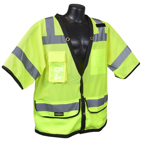Radians Radians SV59-3 Type R Class 3 Heavy Duty, 100% Polyester Mesh and 100% Polyester Woven Twill, Size M SV59-3ZGD-M