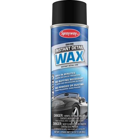 Sprayway Instant Detail Wax, PK12 096