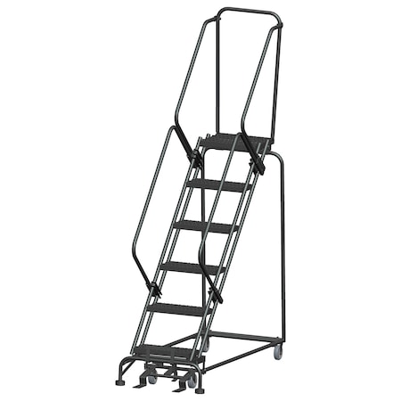 Ballymore Safety Rolling Ladder, Steel, 60 in.H SW624G