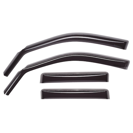 WEATHERTECH Front/Rear Side Window Deflectors, 82777 82777