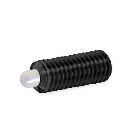 S & W Manufacturing Sprg Plgr, Stl, Nyl Nose, L-E Force, 1/4-20" SWN10-4A