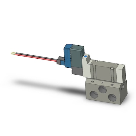 Smc Valve, Sngl, 5 Port, 2 Pstn, 110VAC, 1/8"Port SY3140-3LZ-01T