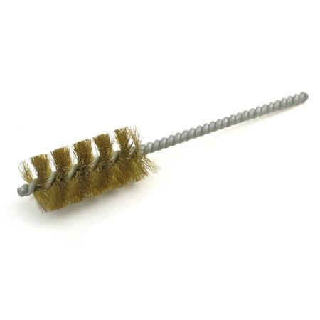 Brush Research 83B875 Tube Brush, .875" Diameter., .008 Brass, 2" Brush Part, 6" Overall Length 83B875