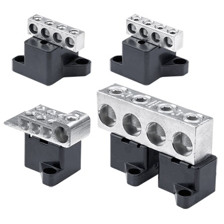 Nvent Hoffman Splitter Box Block Assemblies, Aluminum ASBB225