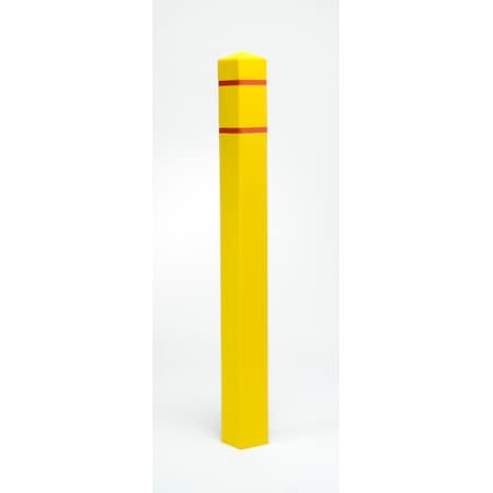 Post Guard Square Post Sleeve, 4.5" Dia, 55" H, Bro SQ455BRW