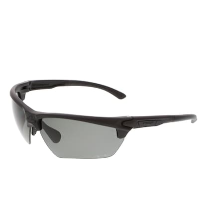 Mcr Safety Dominator (DM3), Safety Glasses, Anti-Fog, Gray Lens, Black Frame, Half Frame, Polarized T12312DZ