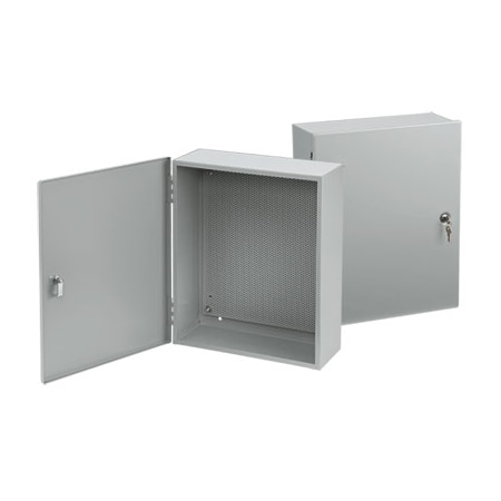 Nvent Hoffman 1/4 Turn Latch Electrical Enclosures, 36 in H, 6.62 in D, 24 in W, 1, Steel A3624AT1PP