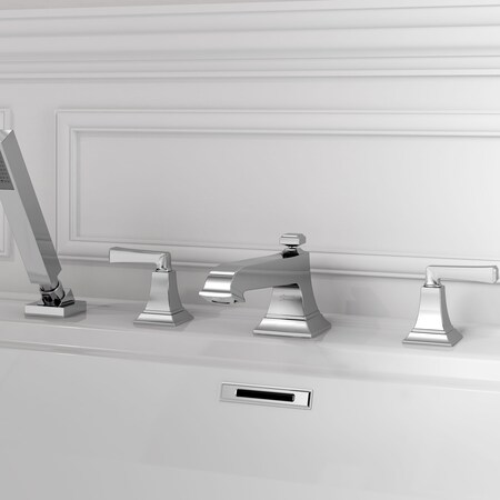 American Standard Town Square S Roman Tub Trim W/ Shower Ch T455901.002