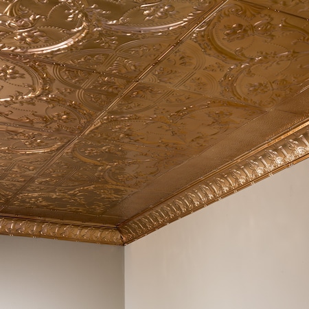 Great Lakes Tin Saginaw Ceiling Tile, 24 in W x 24 in L, 15/16 in Grid Size, 5 PK T5308