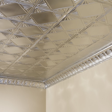Great Lakes Tin Erie Ceiling Tile, 24 in W x 24 in L, 15/16 in Grid Size, 5 PK T5604