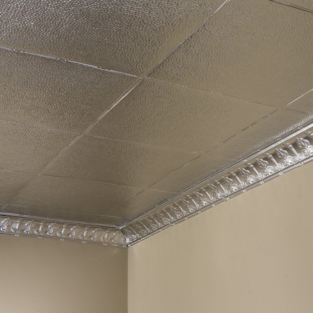 Great Lakes Tin Chicago Ceiling Tile, 24 in W x 24 in L, 15/16 in Grid Size, 5 PK T6003