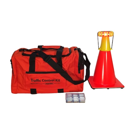 Powerflare Traffc Ctrl Kt, 1, Red Lt, Ylw Shell TCK1-R-Y