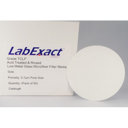 Labexact Glass Microfiber Filter, TCLP, 4.7cm, PK100 LETCLP-1