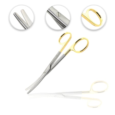 Cynamed Mayo Dissecting Scissors, Cvd, 6.75", TC CYZR-0164