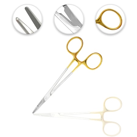 Cynamed Olsen Hegar Needle Holder, 7.5", TC CYZR-0186