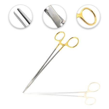 Cynamed Ryder Micro Needle Holder, TC, 8" CYZR-0156