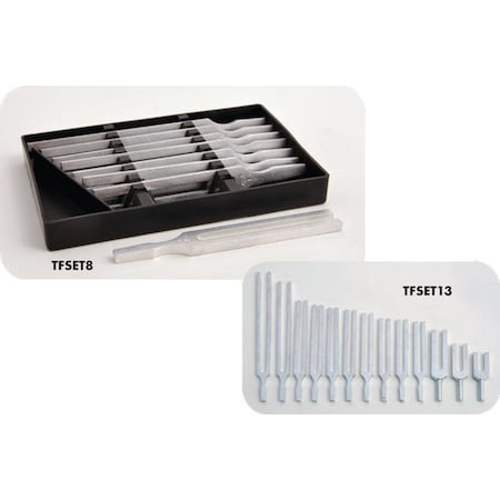 United Scientific Tuning Fork Set Of 8,256 Hz To 512 Hz TFSET8