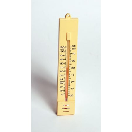 United Scientific Wall Thermometer On Plastic Base THWP01