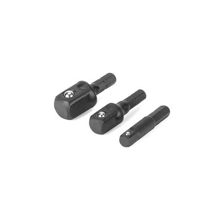 Titan Tool Impact Stubby Socket Adapter Set, 3 pcs. 12061