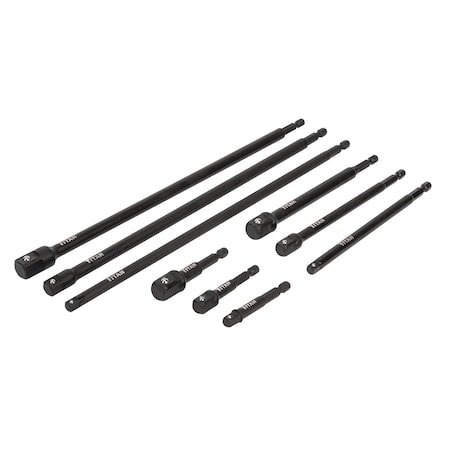 Titan Tool Impact Socket Adapter Set, 9 Piece 12089