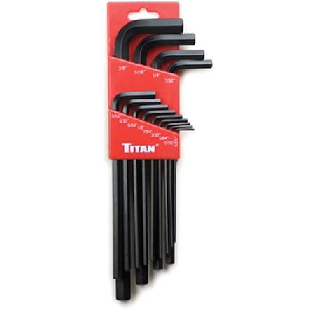 Titan SAE Long Arm Hex Key Set, 13 pcs. 12718