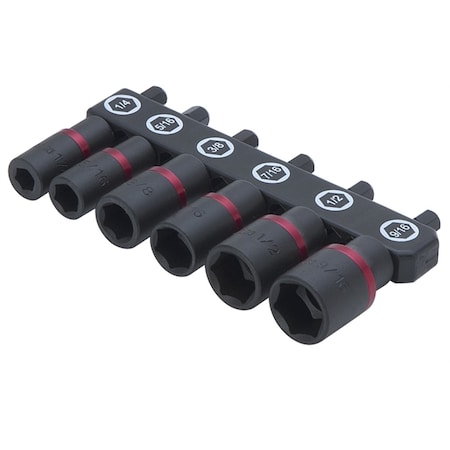 Titan SAE Power Nut Driver Set, 6 pcs. 15222