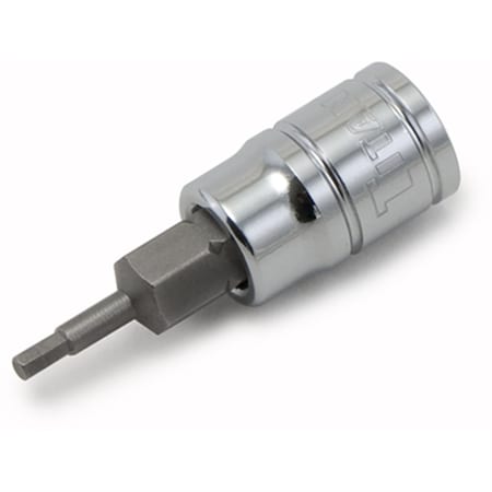 Titan Tool Hex Bit Socket, 1/4" Drive, 5/32", Chrome 15655