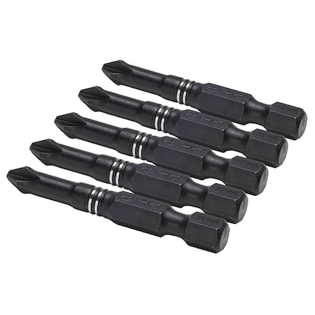 Titan Tool Impact Bit Set, 5 pcs., 2" 16075