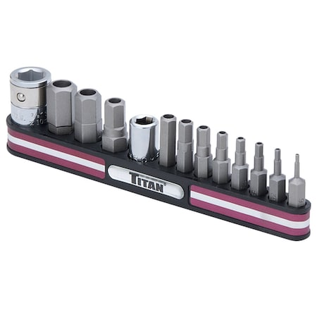 Titan Tamper Resistant Hex Bit Set, 13 pcs. 16135