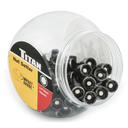 Titan Tool Nut Setter, Magnetic, 50 pcs., 9/16