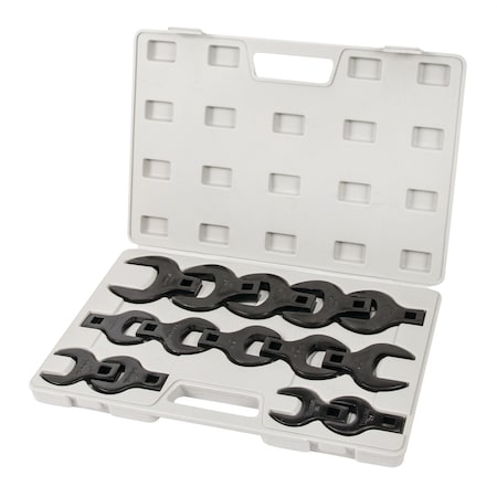 Titan Tool 1/2" Drive, Metric, Crowsfoot Wrench, Jumbo, Met, 1/2"Dr, 14 pcs, Open End 17299