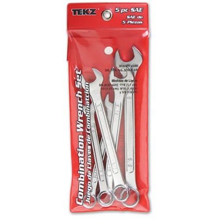 Titan Tool Comb Wrench Set, SAE, 5 pcs. 17384