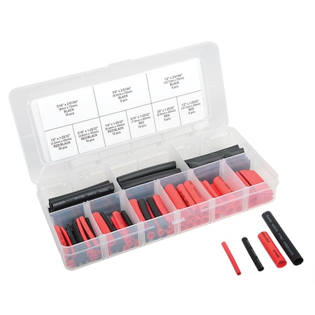 Titan Dual Wall Heat Shrink Tube Assortment, 10 TIT45239