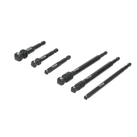 Titan Impact Wobble Adapter Set, 6Pc TIT49036