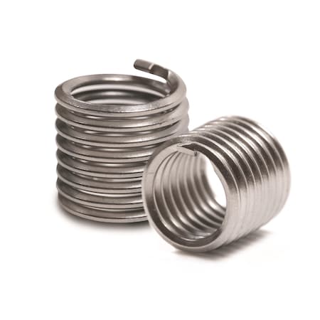 RECOIL Helical Insert, Free-Running, 1/4"-28 Thrd Sz, 18-8 Stainless Steel, 1000 PK TL04045