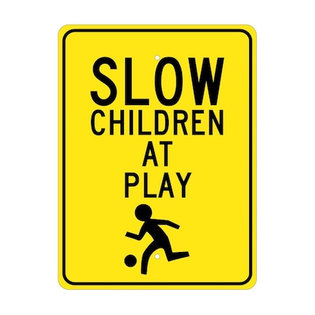 Nmc Slow Children At Play Sign, TM164J TM164J