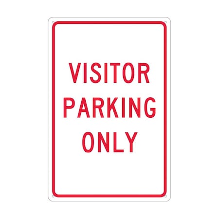Nmc Visitor Parking Only Sign, TM7G TM7G