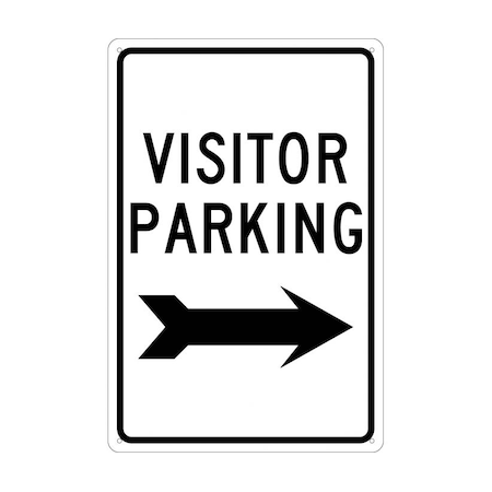 Nmc Visitor Parking Sign, TM8G TM8G