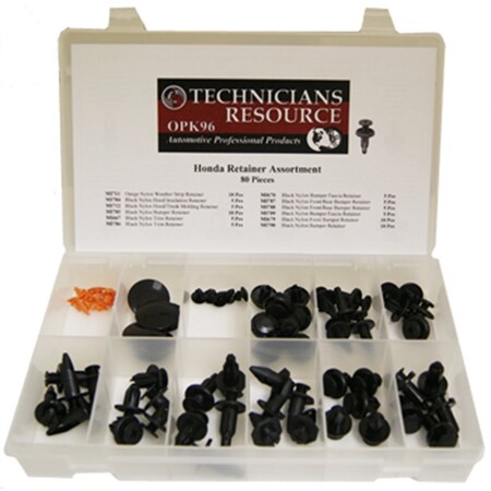 The Main Resource Honda, Retainer Assortment, 80pcs. TMROPK96