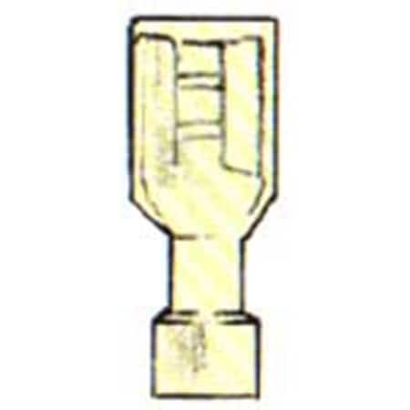 The Best Connection Yellow Cs Heat Shrink Butt Connector 3 Pcs, 12-10 JTT2372H