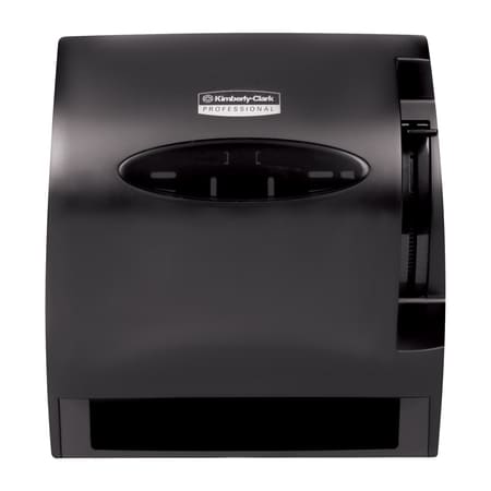 Kimberly-Clark Kimberly-Clark Lev-R-Matic Roll Towel Dispenser, 13" x 14" x 10", Black, 1/Case TTD121