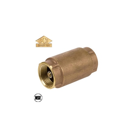 Smith-Cooper 3/4" Brass Inline Check Valve 4347003720