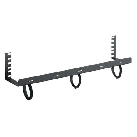 Nvent Hoffman Tie-Down Rack, Fits 19" Rack, Black, St ECM19TD2U