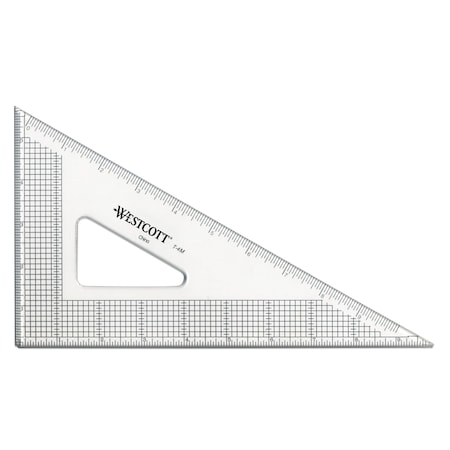 Westcott Triangles, 10" Grid Triangle- 30/60 T-4M