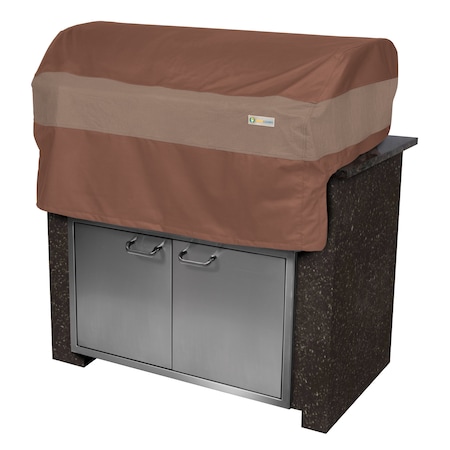 Duck Covers Ultimate Mocha Patio Barbecue Grill Hood Cover, 33"W x 27"D x 12"H UBGH3327