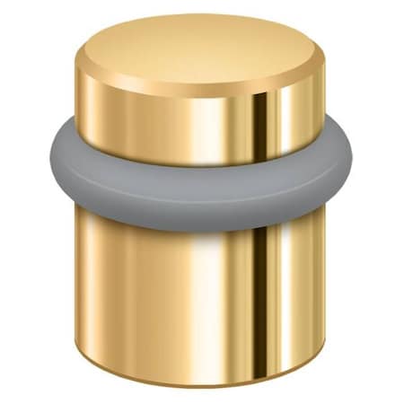 Deltana Round Universal Floor Bumper 1-1/2" Lifetime Brass UFB4505CR003