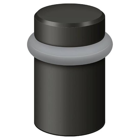 Deltana Round Universal Floor Bumper 2" Oil Rubbed Bronze UFB5000U10B